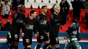 Danilo Pereira avec Lionel Messi, Kehrer et Icardi
