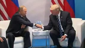 Donald Trump et Vladimir Poutine. 