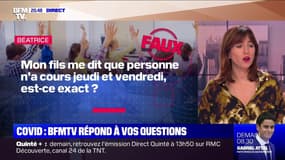 Mon fils me dit que personne n'a école jeudi et vendredi, est-ce exact? - BFMTV répond à vos questions