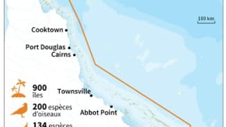 Description et localisation de la Grande barrière de corail et des espèces qui l'habitent
