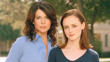 Lauren Graham et Alexis Bledel dans la série "Gilmore Girls"