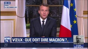 Vœux aux Français: que doit dire Emmanuel Macron?