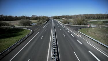Les autoroutes ont été désertées pendant le confinement.