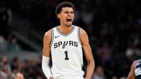 Victor Wembanyama avec les San Antonio Spurs, le 11 novembre 2024