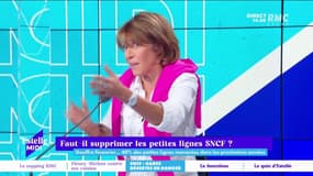 Faut-il supprimer les petites lignes SNCF ? "Pour réhabiliter la partie du réseau qui peut l'être, la solution serait peut-être de supprimer quelques gares qui sont vides et vétustes" pense Catherine Rambert. 