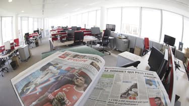 Le journal est en grève.