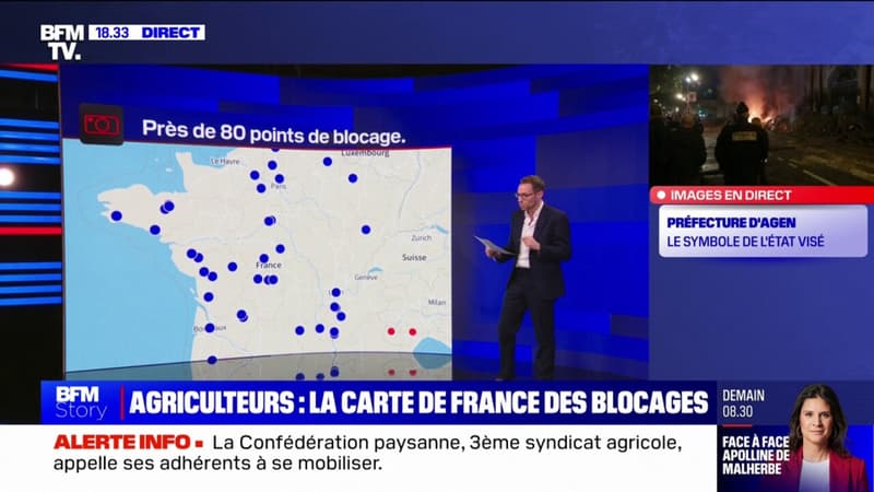 LES ÉCLAIREURS - Mobilisation des agriculteurs: la carte de France des blocages