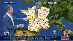 Les orages se poursuivent ce mercredi sur l'Est du pays