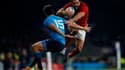 Yoann Huget au moment de sa blessure contre l'Italie