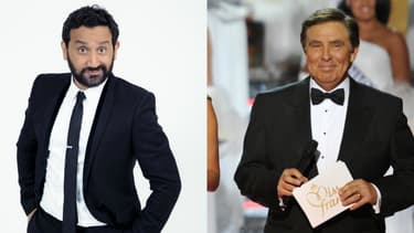 Cyril Hanouna et Jean-Pierre Foucault.
