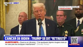 Cancer de Joe Biden: "C'est un diagnostic très triste", indique Donald Trump