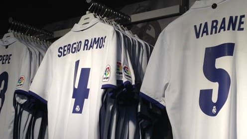 Les maillots du Real Madrid