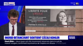 "Nous devons nous mobiliser": Ingrid Betancourt soutient Cécile Kohler