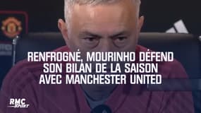 Renfrogné, Mourinho défend son bilan de la saison avec Manchester United