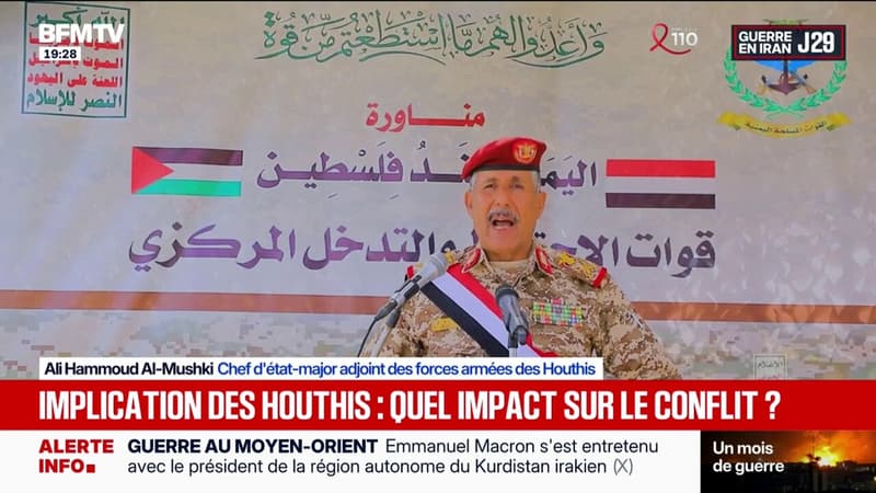 Guerre au Moyen-Orient: "Nous prenons tout ce que nous entreprenons avec sérieux", déclare le chef d'état-major adjoint des forces armées des Houthis au Yémen