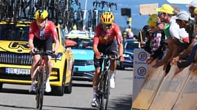 Tobias Johannessen au Mont Ventoux sur la 16e étape du Tour de France 2025