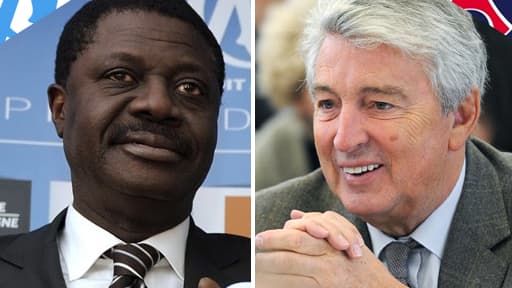 Pape Diouf et Alain Cayzac