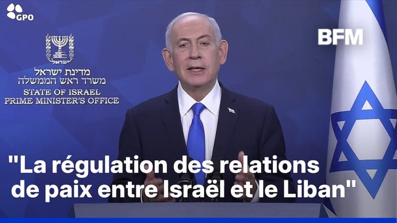 Benjamin Netanyahu annonce vouloir engager des "négociations directes" avec le Liban