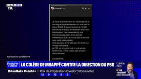 La colère de Mbappé contre la direction du PSG  - 07/04