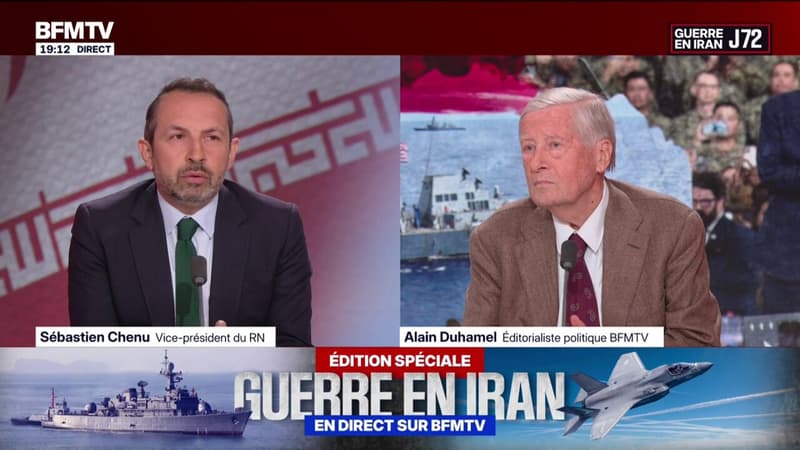 Iran: "Il faut privilégier la voie diplomatique", explique Sébastien Chenu, vice-président du RN