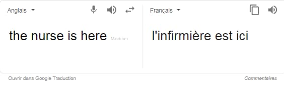 Google Translate et les infirmières. Google Translate et les infirmières.