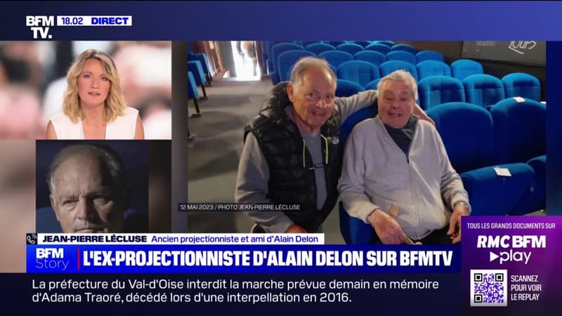 Plaintes contre la dame de compagnie d'Alain Delon: C'était impossible de le voir, explique Jean-Pierre Lécluse, ancien projectionniste et ami de l'acteur