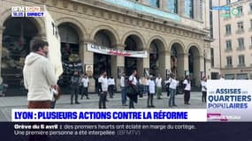 Lyon : plusieurs actions contre la réforme des retraites