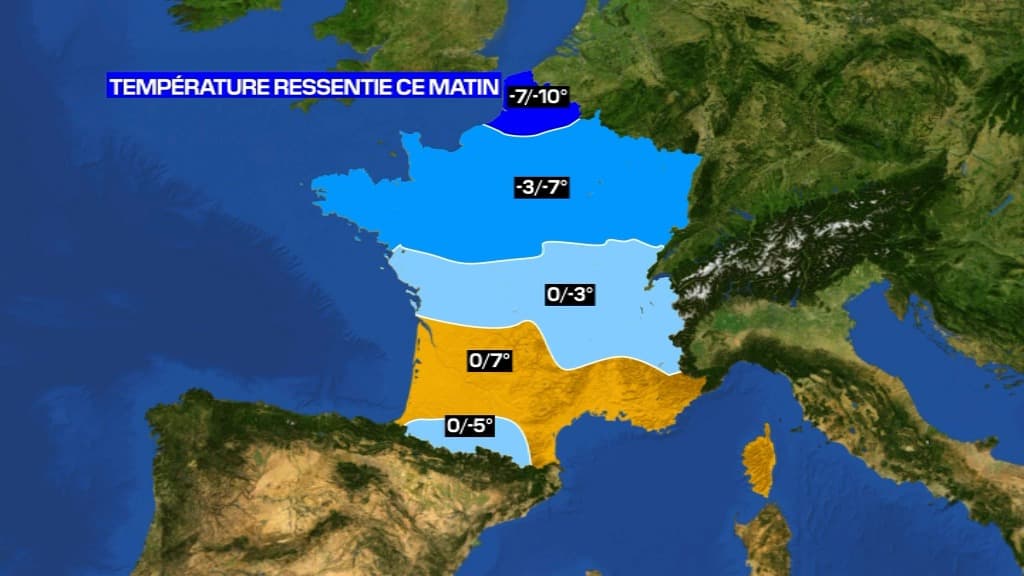 Une vague de froid touche le nord de la France cette semaine.