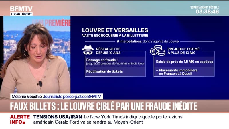 Plus de 10 millions d'euros de préjudice en dix ans: le Louvre victime d'une vaste escroquerie aux faux billets