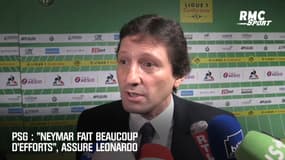 PSG : "Neymar fait beaucoup d’efforts", assure Leonardo