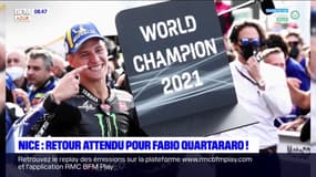 Nice: retour attendu pour Fabio Quartararo, champion de Moto GP