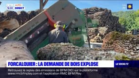 Forcalquier: la demande en bois de chauffage explose pour l'hiver 