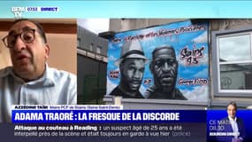 Fresque à Stains: le maire PCF de la ville Azzédine Taïbi assure qu'elle "n'est en aucun cas une attaque sur l'ensemble des policiers"
