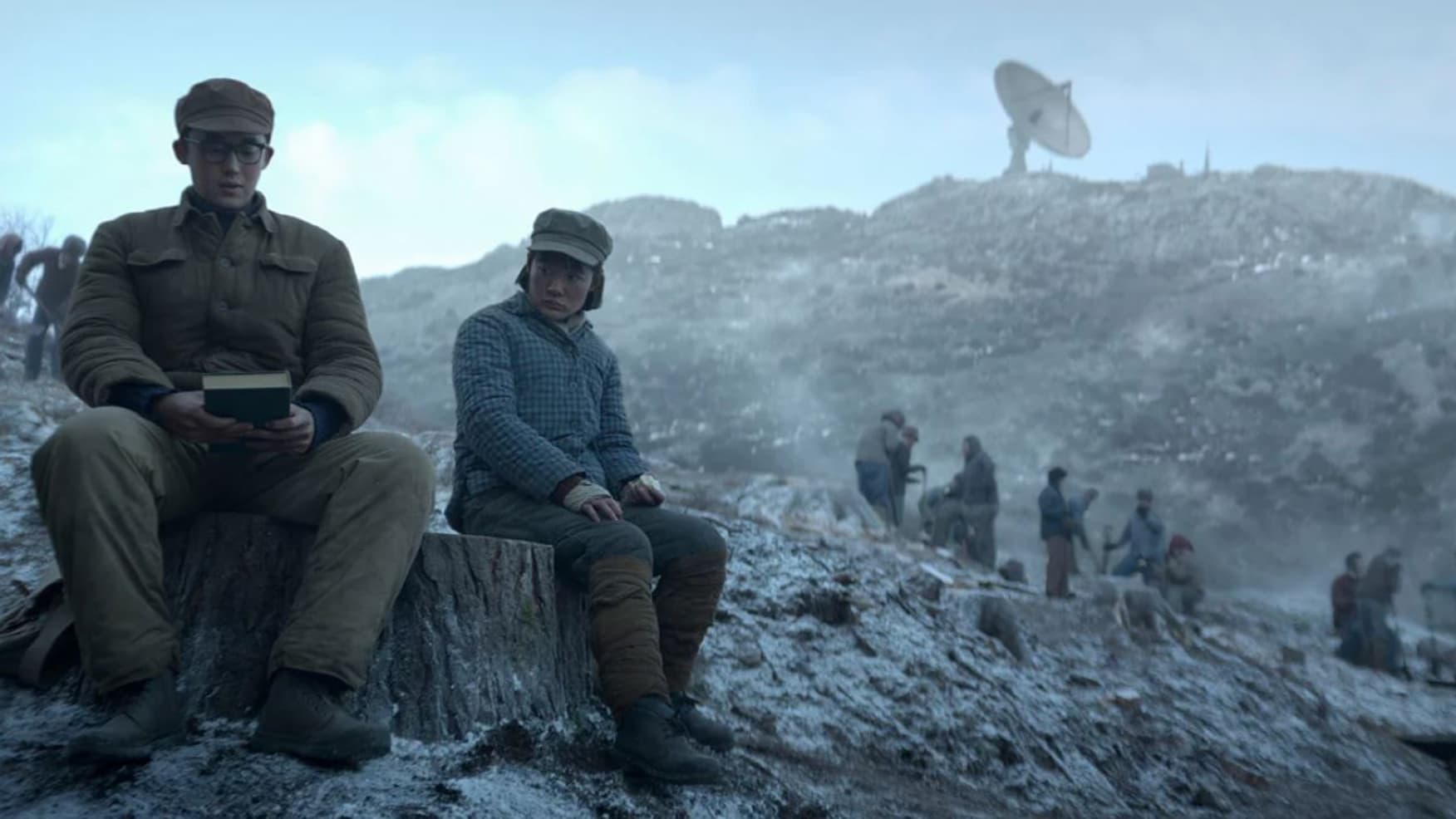 Une scène de la nouvelle série événement de Netflix "Le Problème à trois corps"