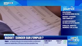 Budget: danger sur l'emploi