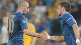 Karim Benzema et Olivier Giroud