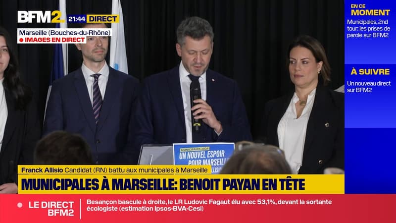 Municipales à Marseille: "Nous remportons deux à trois mairies de secteur", avance Franck Allisio, candidat (RN) battu