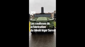 Les coulisses de la fabrication du blindé léger Serval