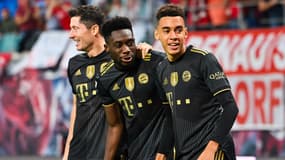 Lewandowski, Davies et Musiala avec le Bayern