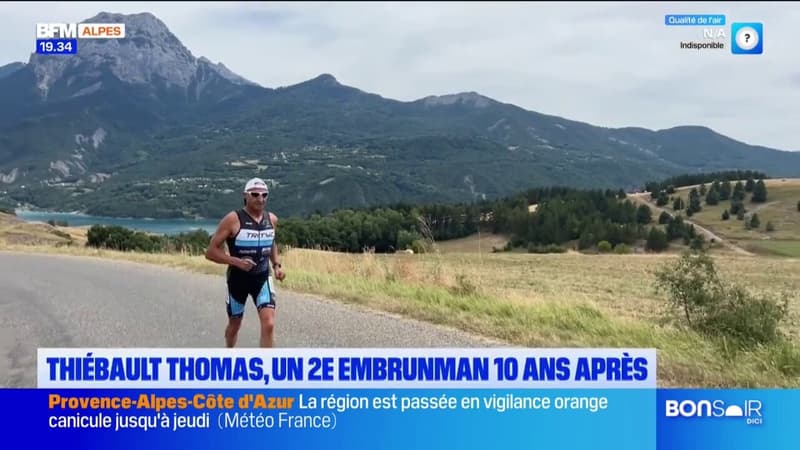 Thiébault Thomas, 66 ans, prépare son deuxième Embrunman, 10 ans après sa première participation