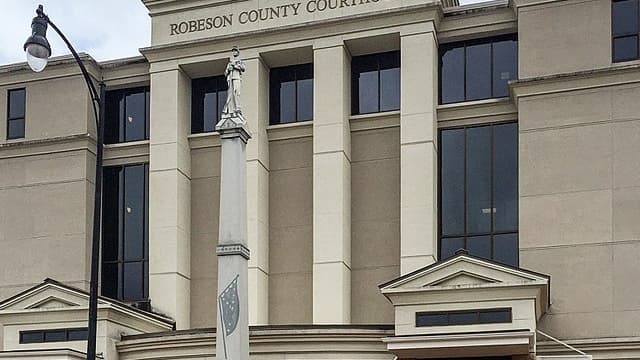 Le tribunal de Robeson, en Caroline du Nord, aux Etats-Unis (image d'illustration)