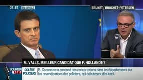Brunet & Bouchet-Petersen: Manuel Valls serait-il un meilleur candidat que François Hollande ? - 20/10