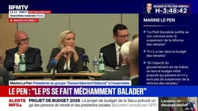 Projet de budget: Marine Le Pen pointe une "multiplication des taxes"
