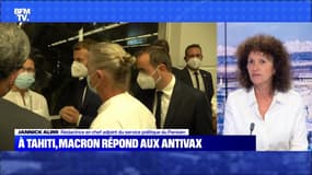 À Tahiti, Macron répond aux antivax - 25/07