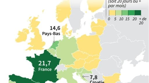 La consommation de cannabis en Europe, selon l'Observatoire européen des drogues et des toxicomanies