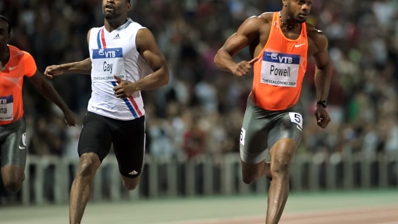 Tyson Gay et Asafa Powell