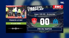 Brest 1-1 OM : Malgré Sanchez, les Phocéens calent dès la 2e journée… Le goal replay du match