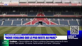 Vente du Parc des Princes: "Nous voulons que le PSG reste au Parc" selon Emmanuel Grégoire