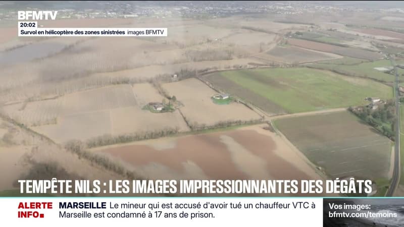 Nils: les images impressionnantes après le passage de la tempête