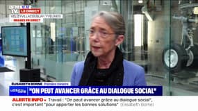 Élisabeth Borne: "On peut avancer grâce au dialogue social"